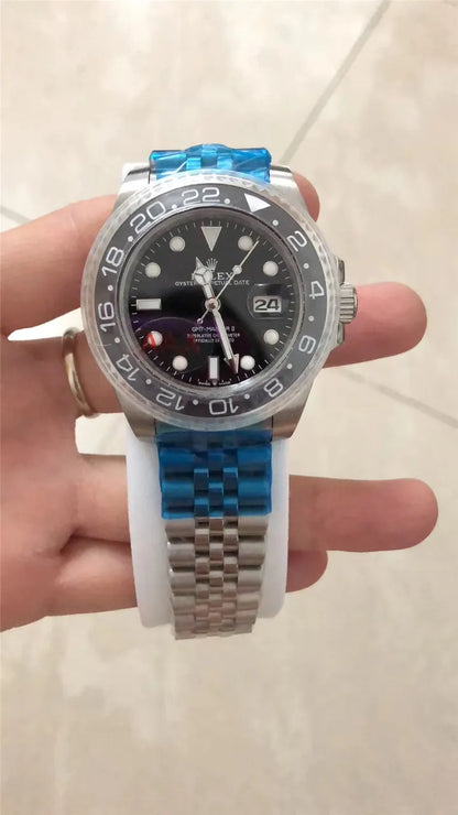 Rolex GMT-Master II Green Dial Gold - Hình 2