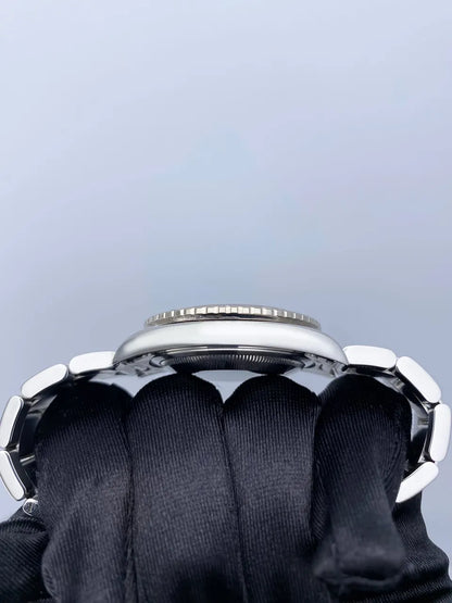 oyster Rolex Datejust Black Dial Steel - Hình 5