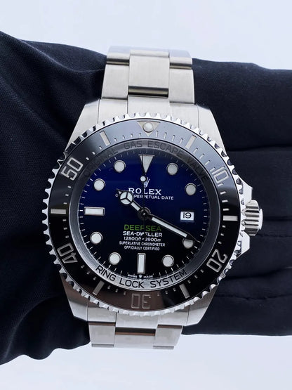 stainless steel Rolex Deepsea Blue Dial - Hình 2