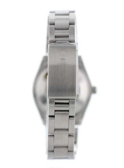 stainless Rolex Oyster Perpetual Silver Dial - Hình 5