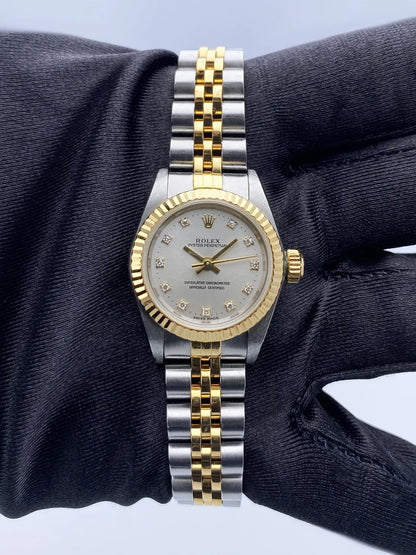 Rolex Two-Tone Diamond Dial oyster - Hình 3