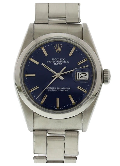 Rolex Blue Dial Stainless Steel - Hình 2