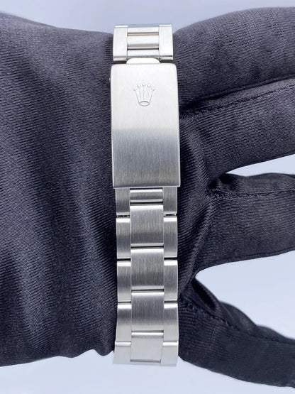 oyster Rolex Silver Dial Date - Hình 8