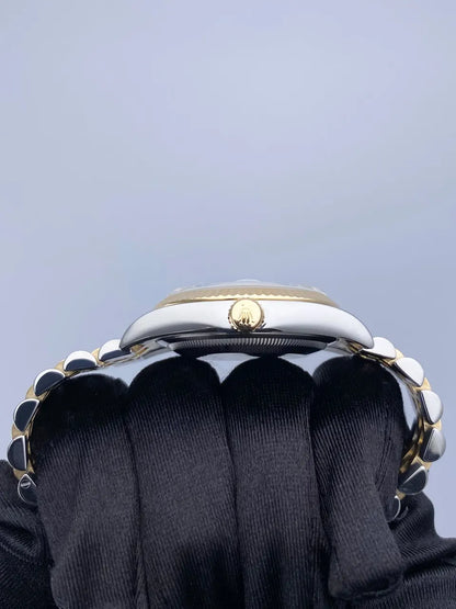 dial Rolex Two-Tone White Datejust - Hình 4