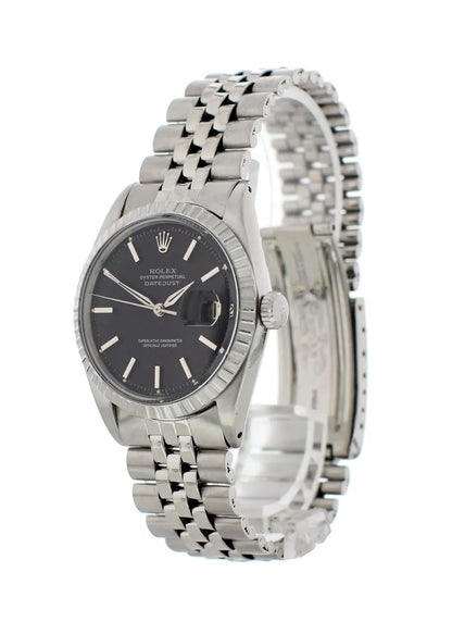 Rolex Datejust Black Dial Steel - Hình 3