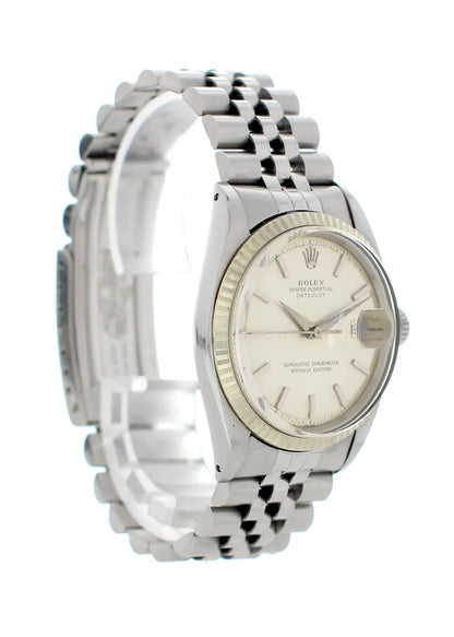 stainless Rolex Datejust Silver Stick Dial - Hình 3