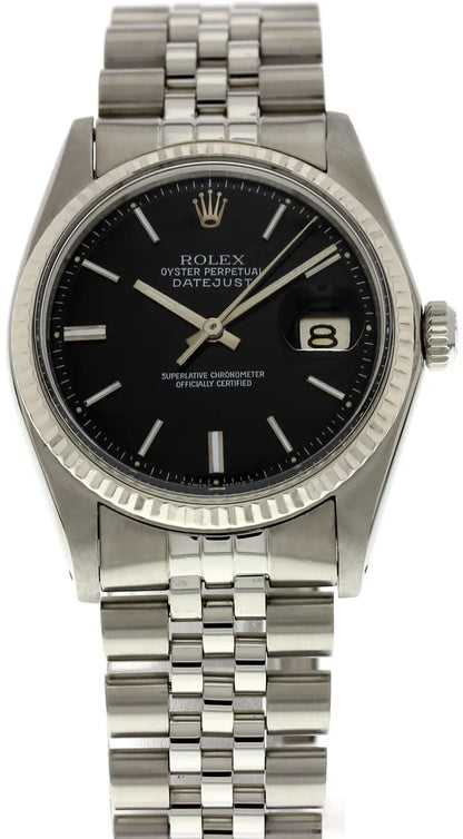 Rolex Datejust Steel Black Dial