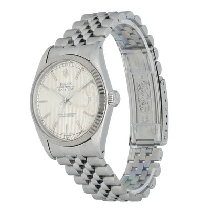 stainless steel Rolex Datejust Silver Dial - Hình 2