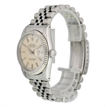 Rolex Silver Jubilee Dial datejust stainless - Hình 3