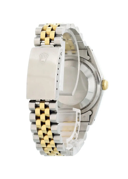 Rolex Datejust Gold & Steel White Dial - Hình 4