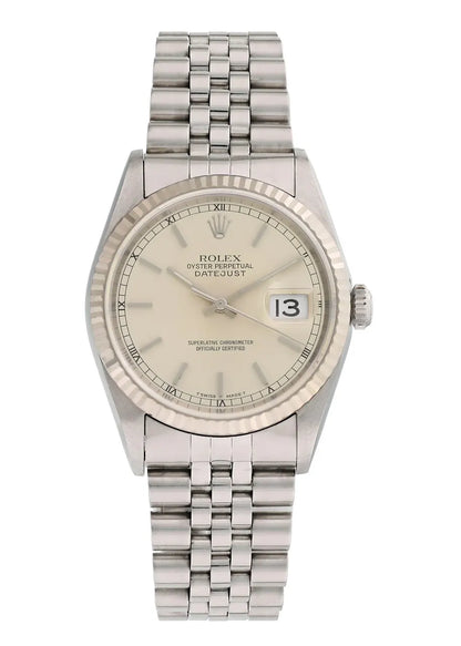 stainless steel Rolex Datejust Silver Jubilee - Hình 2