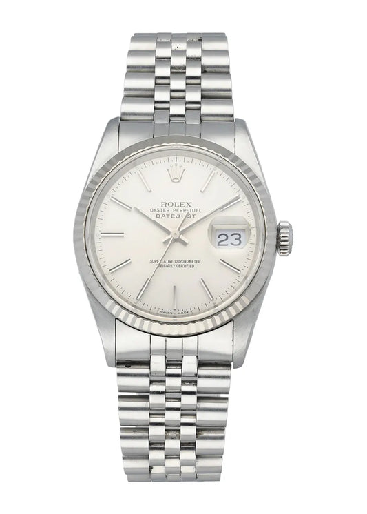 Rolex Datejust Silver Dial Stainless Steel Jubilee
