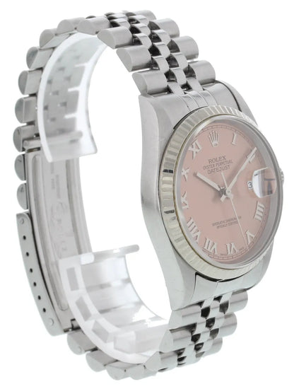 Rolex Datejust Salmon Pink - Hình 3