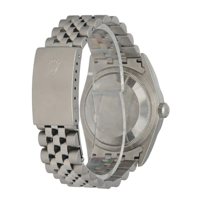 datejust stainless Rolex Silver Linen Dial - Hình 4