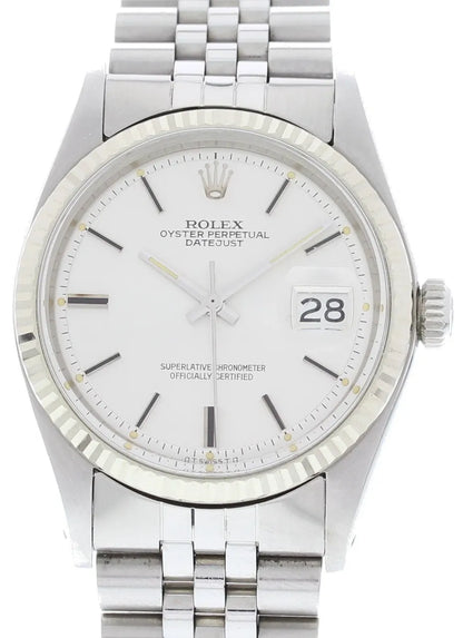 Rolex Datejust Silver Dial steel - Hình 2