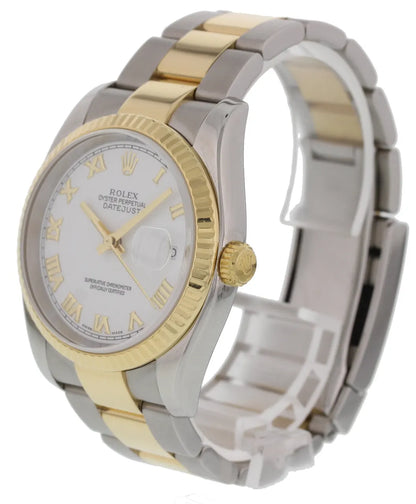 gold Rolex Datejust Two-Tone - Hình 2