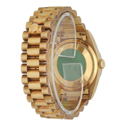 day date Rolex Gold Diamond Watch - Hình 4