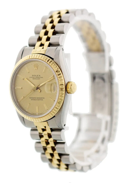 Rolex Datejust Champagne Dial gold - Hình 3