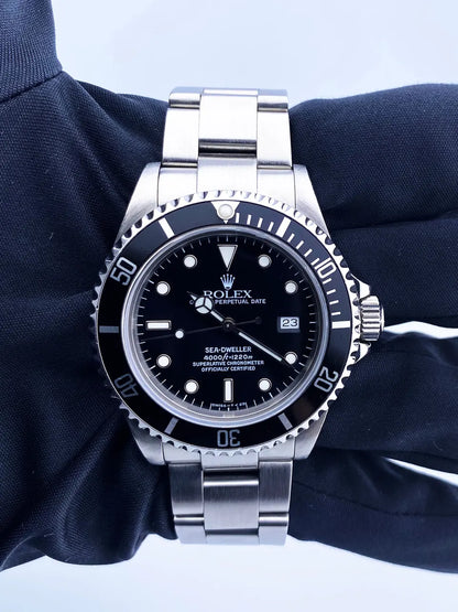 stainless steel Rolex Sea-Dweller Black Dial - Hình 2