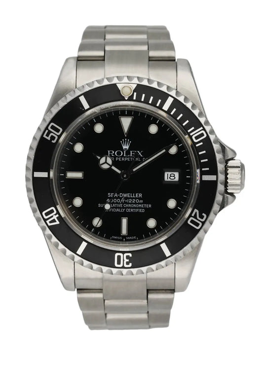 Rolex Sea-Dweller Black Dial Stainless Steel – Dive Watch