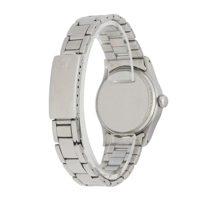 stainless Rolex Oysterdate Silver Dial - Hình 4