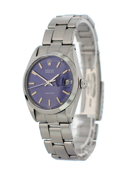 oyster Rolex Blue Dial Precision - Hình 3