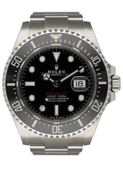 stainless Rolex Sea-Dweller Black Dial