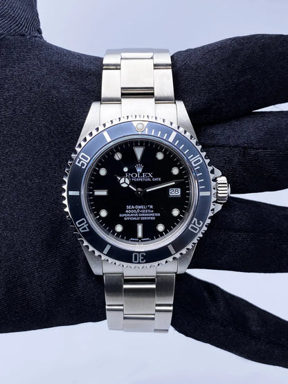 stainless Rolex Sea-Dweller Black Dial - Hình 2