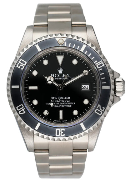 stainless Rolex Sea-Dweller Black Dial