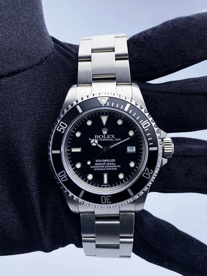 stainless Rolex Sea-Dweller Black Dial - Hình 3