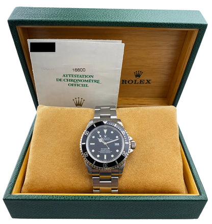 stainless Rolex Sea-Dweller Black Dial - Hình 2