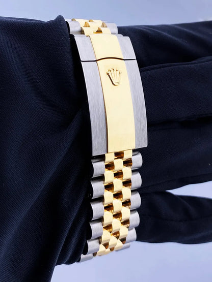sky Rolex Black Dial Two-Tone - Hình 6
