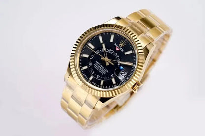 Rolex Gold Black Sky-Dweller - Hình 5