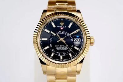 Rolex Gold Black Sky-Dweller - Hình 8