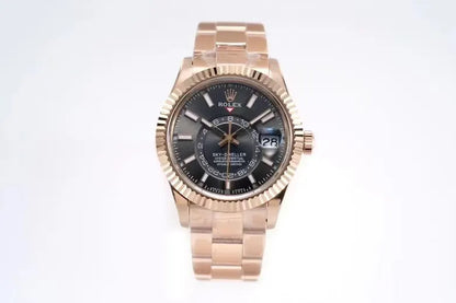 Rolex Rose Gold Grey