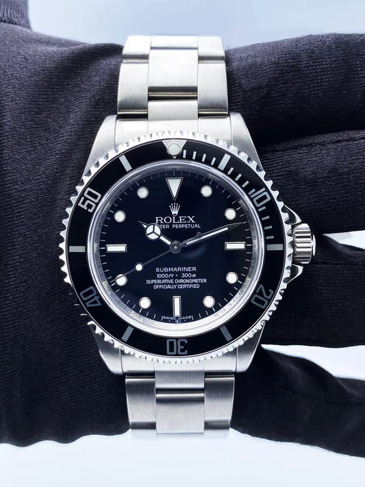 Rolex No Date Submariner – Rolex Submariner No Date – Black Dial Steel
