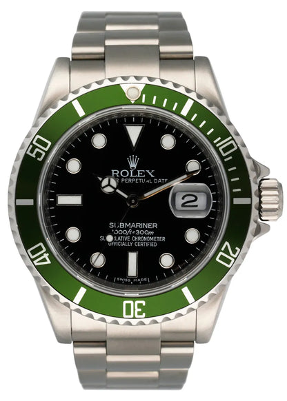 Rolex Green Bezel Black Dial