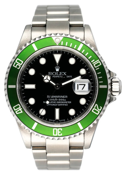 Rolex Green Bezel Watch