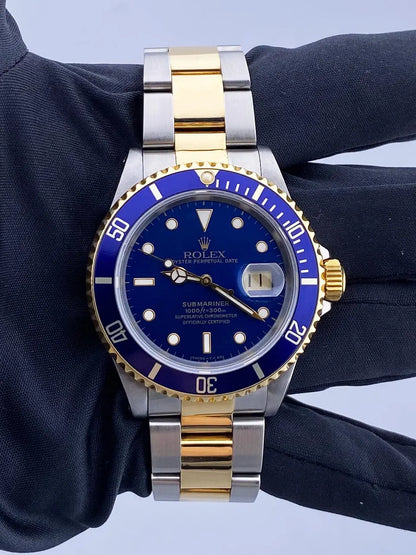 Rolex Submariner Blue Two-Tone - Hình 3