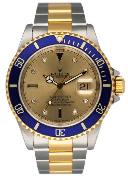 Rolex Gold Diamond Submariner - Hình 11