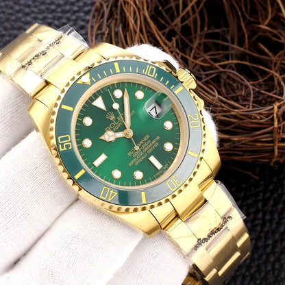 Rolex Gold Submariner Green
