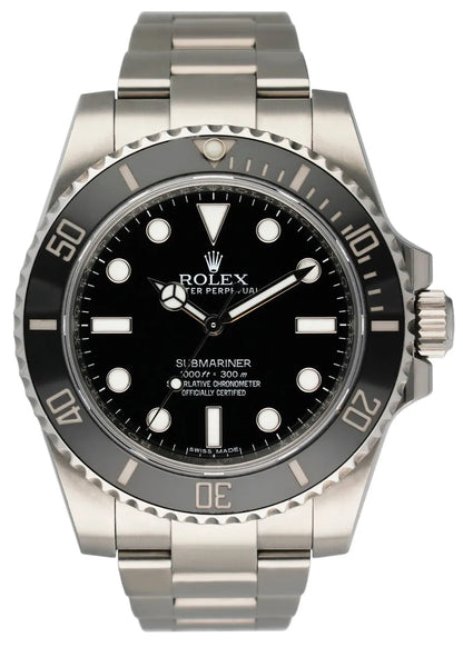 stainless Rolex Black Ceramic Submariner