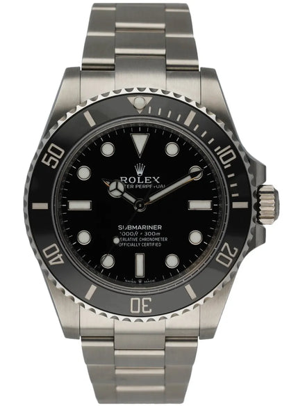 oyster Rolex Submariner Steel Black Bezel