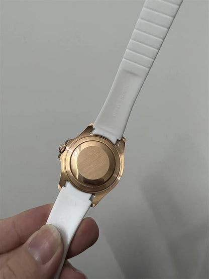 Rolex Gold White Yacht-Master - Hình 3