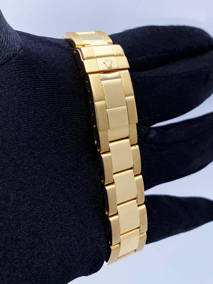 Rolex Gold White Dial yacht - Hình 6