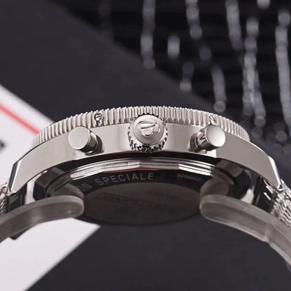 Breitling Steel Mesh Chronograph - Hình 3