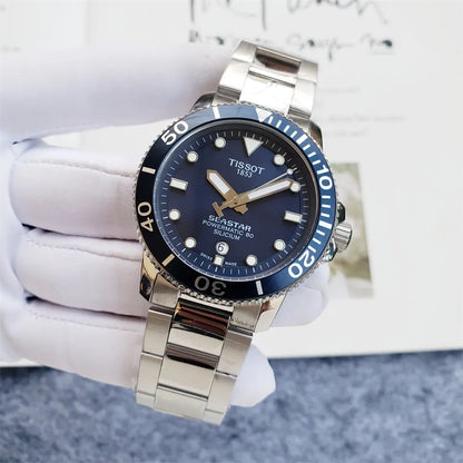 Tissot Seastar Blue Dial - Hình 2