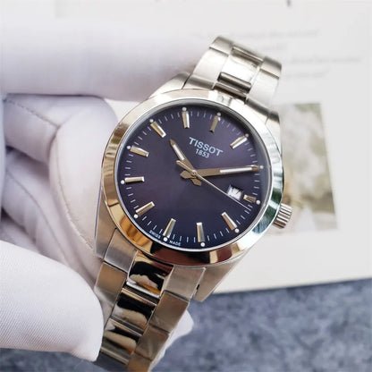 Tissot Blue Dial Watch - Hình 3
