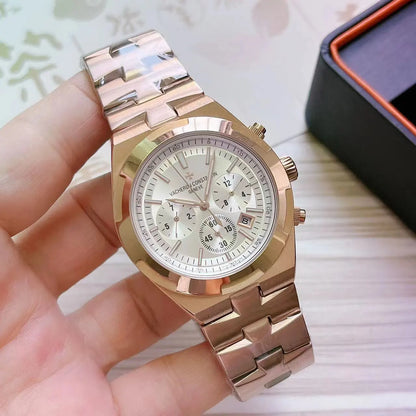 Vacheron Constantin Rose Gold Chronograph - Hình 3