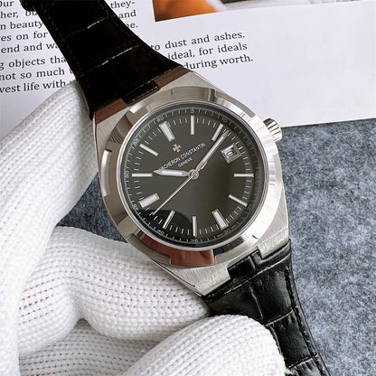 Vacheron Constantin Black Leather - Hình 4